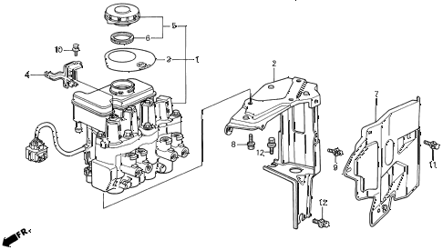 1994 LEGEND L 2 DOOR 6MT A.L.B. MODULATOR diagram 1994 LEGEND L 2 DOOR 6MT A.L.B. MODULATOR diagram