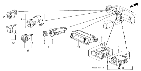 1996 INTEGRA LSSPECIAL 4 DOOR 5MT SWITCH diagram 1996 INTEGRA LSSPECIAL 4 DOOR 5MT SWITCH diagram