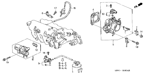 1999 INTEGRA GSLEATHER 4 DOOR 5MT THROTTLE BODY (3) diagram 1999 INTEGRA GSLEATHER 4 DOOR 5MT THROTTLE BODY (3) diagram
