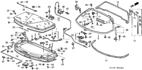 2002 NSX-T 2 DOOR 4AT REAR HATCH (2) diagram 2002 NSX-T 2 DOOR 4AT REAR HATCH (2) diagram
