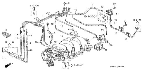 1997 TL BAS3.2 4 DOOR 4AT INSTALL PIPE - TUBING (V6) ( 1997 TL BAS3.2 4 DOOR 4AT INSTALL PIPE - TUBING (V6) (