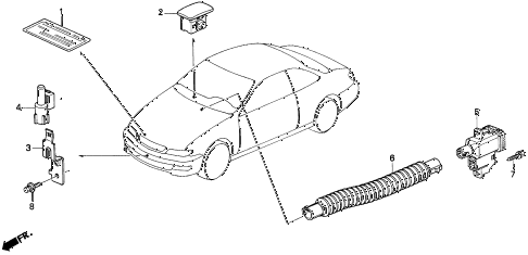 1997 CL PRE2.2 2 DOOR 4AT SENSOR diagram 1997 CL PRE2.2 2 DOOR 4AT SENSOR diagram
