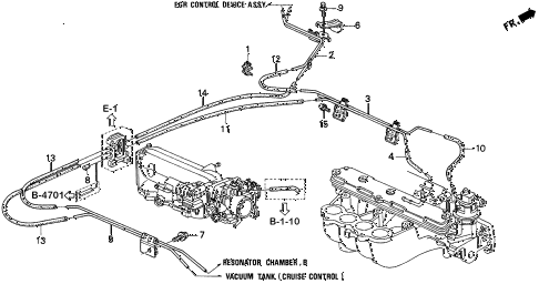 1997 CL BAS2.2 2 DOOR 5MT INSTALL PIPE - TUBING (1) diagram 1997 CL BAS2.2 2 DOOR 5MT INSTALL PIPE - TUBING (1) diagram