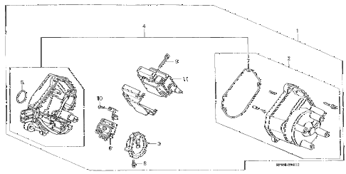 1998 CL PRE2.3 2 DOOR 4AT DISTRIBUTOR (HITACHI) (3) diagram 1998 CL PRE2.3 2 DOOR 4AT DISTRIBUTOR (HITACHI) (3) diagram