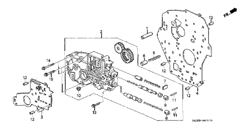 2003 RL 4 DOOR 4AT AT OIL PUMP BODY diagram 2003 RL 4 DOOR 4AT AT OIL PUMP BODY diagram
