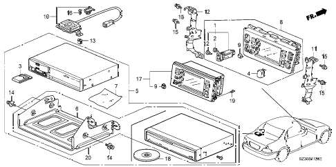 2003 RLNAVIGATION 4 DOOR 4AT NAVIGATION UNIT diagram 2003 RLNAVIGATION 4 DOOR 4AT NAVIGATION UNIT diagram