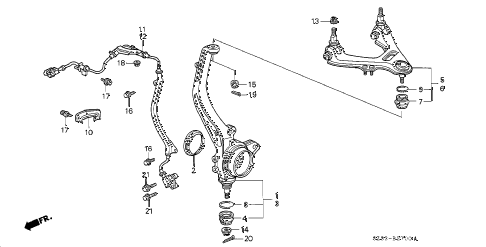 2002 RLNAVIGATION 4 DOOR 4AT KNUCKLE diagram