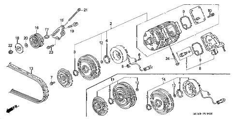 2004 RLNAVIGATION 4 DOOR 4AT A/C COMPRESSOR diagram 2004 RLNAVIGATION 4 DOOR 4AT A/C COMPRESSOR diagram