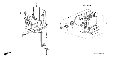 2004 RL 4 DOOR 4AT VSA MODULATOR diagram 2004 RL 4 DOOR 4AT VSA MODULATOR diagram