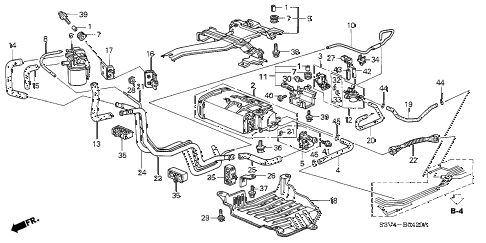 2001 MDX STD 5 DOOR 5AT CANISTER (1) diagram 2001 MDX STD 5 DOOR 5AT CANISTER (1) diagram