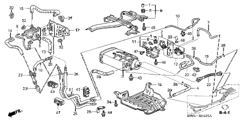 2003 MDX TOURPKG-NAV 5 DOOR 5AT CANISTER (2) diagram 2003 MDX TOURPKG-NAV 5 DOOR 5AT CANISTER (2) diagram