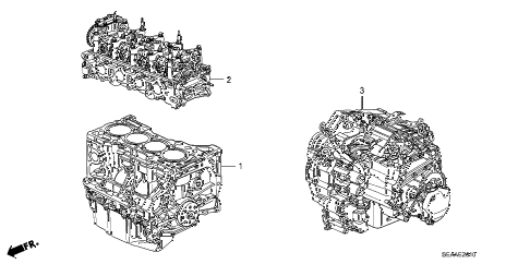 Acura online store : 2008 tsx engine assy. - transmission assy. parts