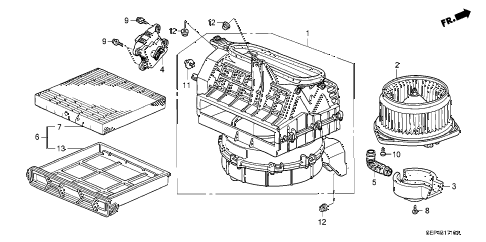 2006 TL SPORT 4 DOOR 6MT HEATER BLOWER diagram 2006 TL SPORT 4 DOOR 6MT HEATER BLOWER diagram