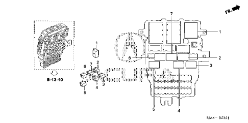 2006 RL 4 DOOR 5AT CONTROL UNIT (CABIN) (2) diagram 2006 RL 4 DOOR 5AT CONTROL UNIT (CABIN) (2) diagram