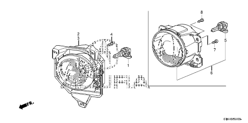 2009 RDX 5 DOOR 5AT FOGLIGHT diagram 2009 RDX 5 DOOR 5AT FOGLIGHT diagram