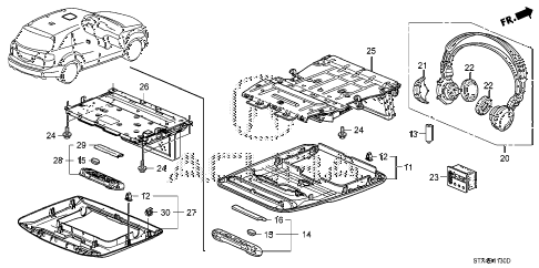 2011 MDX TECHENTERTAINMENT 5 DOOR 6AT REAR ENTERTAINMENT SYSTEM diagram 2011 MDX TECHENTERTAINMENT 5 DOOR 6AT REAR ENTERTAINMENT SYSTEM diagram