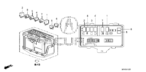 2011 MDX TECHENTERTAINMENT 5 DOOR 6AT CONTROL UNIT (ENGINE ROOM) (2) diagram 2011 MDX TECHENTERTAINMENT 5 DOOR 6AT CONTROL UNIT (ENGINE ROOM) (2) diagram