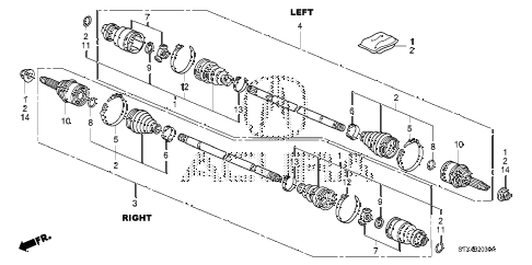 2007 MDX TECHENTERTAINMENT 5 DOOR 5AT REAR DRIVESHAFT diagram 2007 MDX TECHENTERTAINMENT 5 DOOR 5AT REAR DRIVESHAFT diagram
