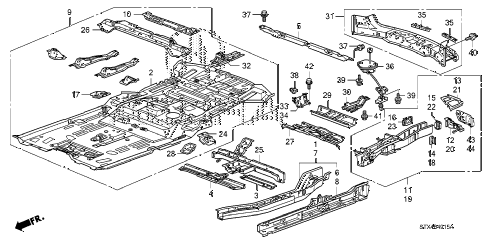 2011 MDX TECHENTERTAINMENT 5 DOOR 6AT FLOOR PANELS diagram 2011 MDX TECHENTERTAINMENT 5 DOOR 6AT FLOOR PANELS diagram