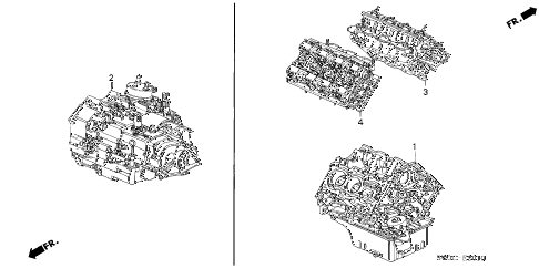 2004 NSX-T 2 DOOR 4AT ENGINE ASSY. - TRANSMISSION ASSY. diagram 2004 NSX-T 2 DOOR 4AT ENGINE ASSY. - TRANSMISSION ASSY. diagram