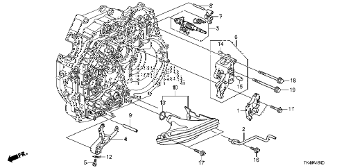 2012 TL TECH 4 DOOR 6AT AT SHIFT FORK (6AT) diagram 2012 TL TECH 4 DOOR 6AT AT SHIFT FORK (6AT) diagram