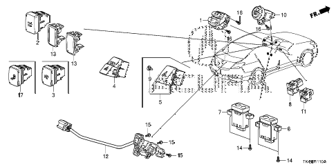 2012 TL TECH 4 DOOR 6AT SWITCH diagram 2012 TL TECH 4 DOOR 6AT SWITCH diagram