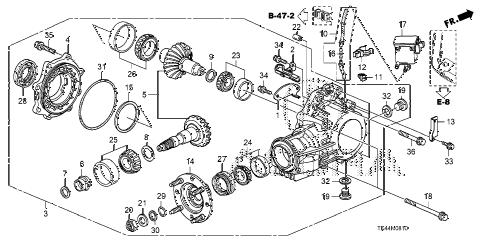 2010 TL TECHAWD 4 DOOR 6MT MT TRANSFER diagram 2010 TL TECHAWD 4 DOOR 6MT MT TRANSFER diagram