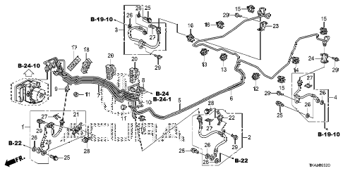 2013 TL BASE 4 DOOR 6AT BRAKE LINES diagram 2013 TL BASE 4 DOOR 6AT BRAKE LINES diagram