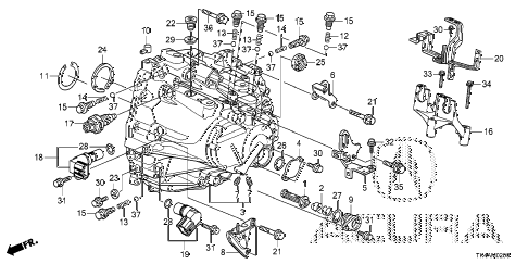 2013 TL TECHSHAWD 4 DOOR 6MT MT TRANSMISSION CASE diagram 2013 TL TECHSHAWD 4 DOOR 6MT MT TRANSMISSION CASE diagram