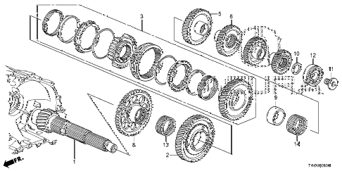 2013 TL TECHSHAWD 4 DOOR 6MT MT COUNTERSHAFT diagram 2013 TL TECHSHAWD 4 DOOR 6MT MT COUNTERSHAFT diagram