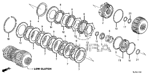 2011 TSX TECHV6 4 DOOR 5AT AT CLUTCH (LOW) (V6) diagram 2011 TSX TECHV6 4 DOOR 5AT AT CLUTCH (LOW) (V6) diagram
