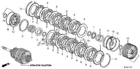 2012 TSX TECHV6 4 DOOR 5AT AT CLUTCH (4TH-5TH) (V6) diagram 2012 TSX TECHV6 4 DOOR 5AT AT CLUTCH (4TH-5TH) (V6) diagram
