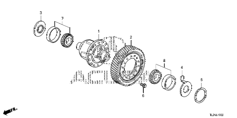 2011 TSX TECHV6 4 DOOR 5AT AT DIFFERENTIAL (V6) diagram 2011 TSX TECHV6 4 DOOR 5AT AT DIFFERENTIAL (V6) diagram