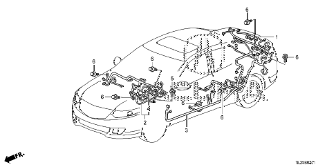 2010 TSXV6 4 DOOR 5AT WIRE HARNESS (2) diagram 2010 TSXV6 4 DOOR 5AT WIRE HARNESS (2) diagram