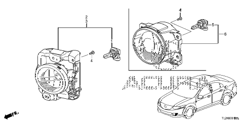 2010 TSX 4 DOOR 6MT FOGLIGHT diagram 2010 TSX 4 DOOR 6MT FOGLIGHT diagram
