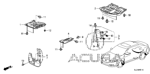 2009 TSXTECH 4 DOOR 6MT UNDER COVER (1) diagram 2009 TSXTECH 4 DOOR 6MT UNDER COVER (1) diagram