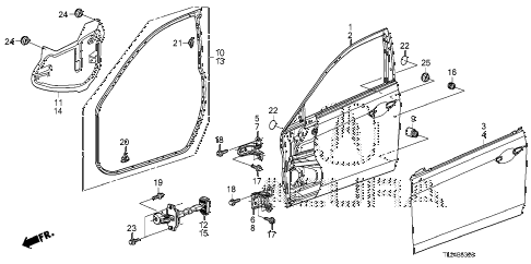 Acura Tsx Parts Diagram - General Wiring Diagram