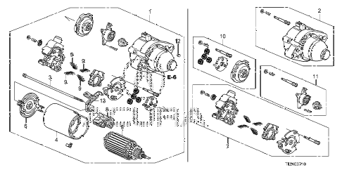 2009 TSX(TECH) 4 DOOR 5AT STARTER MOTOR (MITSUBA) diagram 2009 TSX(TECH) 4 DOOR 5AT STARTER MOTOR (MITSUBA) diagram