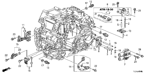2014 TSX TECHV6 4 DOOR 5AT AT SENSOR - SOLENOID (V6) diagram 2014 TSX TECHV6 4 DOOR 5AT AT SENSOR - SOLENOID (V6) diagram