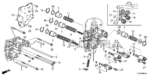 2013 TSX V6 4 DOOR 5AT AT ACCUMULATOR BODY (V6) diagram 2013 TSX V6 4 DOOR 5AT AT ACCUMULATOR BODY (V6) diagram