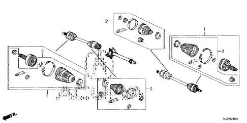 2013 TSX 4 DOOR 5AT FRONT DRIVESHAFT SET SHORT PARTS diagram 2013 TSX 4 DOOR 5AT FRONT DRIVESHAFT SET SHORT PARTS diagram