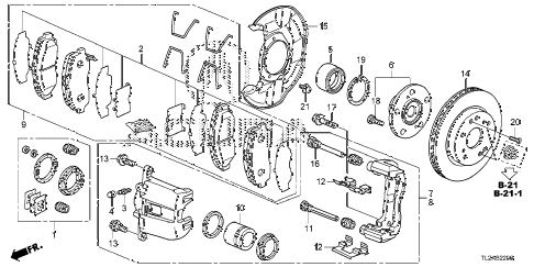 2013 TSX 4 DOOR 5AT FRONT BRAKE diagram 2013 TSX 4 DOOR 5AT FRONT BRAKE diagram