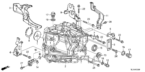 2013 TSX SE 4 DOOR 6MT MT TRANSMISSION CASE diagram 2013 TSX SE 4 DOOR 6MT MT TRANSMISSION CASE diagram