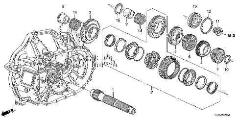 2014 TSX SE 4 DOOR 6MT MT COUNTERSHAFT diagram 2014 TSX SE 4 DOOR 6MT MT COUNTERSHAFT diagram