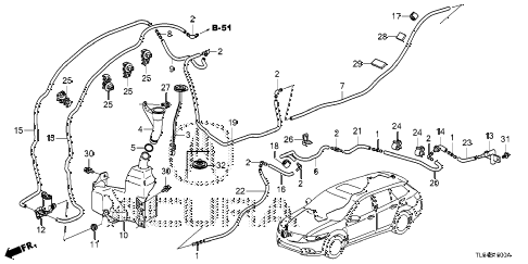 2014 TSX 5 DOOR 5AT WINDSHIELD WASHER diagram 2014 TSX 5 DOOR 5AT WINDSHIELD WASHER diagram