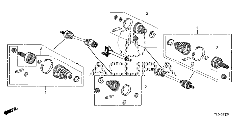 2011 TSXTEC 5 DOOR 5AT FRONT DRIVESHAFT SET SHORT PARTS diagram 2011 TSXTEC 5 DOOR 5AT FRONT DRIVESHAFT SET SHORT PARTS diagram