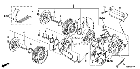 2014 TSX TECH 5 DOOR 5AT A/C COMPRESSOR diagram