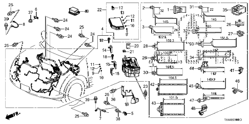 2016 RDX TECHAWD 5 DOOR 6AT WIRE HARNESS (1) diagram 2016 RDX TECHAWD 5 DOOR 6AT WIRE HARNESS (1) diagram