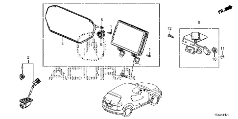2016 RDX TECHAWD 5 DOOR 6AT NAVIGATION SYSTEM - REAR CAMERA (2) diagram 2016 RDX TECHAWD 5 DOOR 6AT NAVIGATION SYSTEM - REAR CAMERA (2) diagram