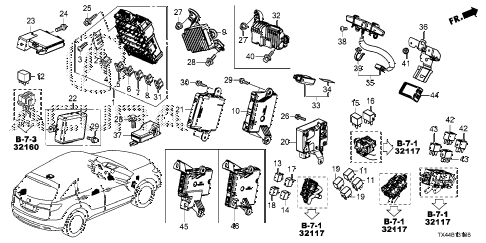 2016 RDX TECHAWD 5 DOOR 6AT CONTROL UNIT (CABIN) (1) diagram 2016 RDX TECHAWD 5 DOOR 6AT CONTROL UNIT (CABIN) (1) diagram